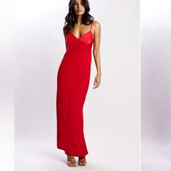 Meshki Dresses & Skirts - Meshki Red Maxi Dress